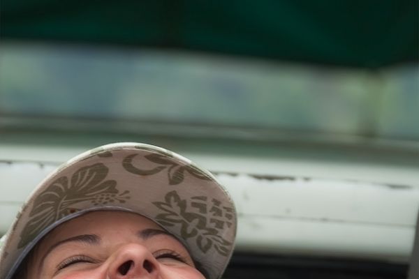 Flavie Isatelle enjoying life