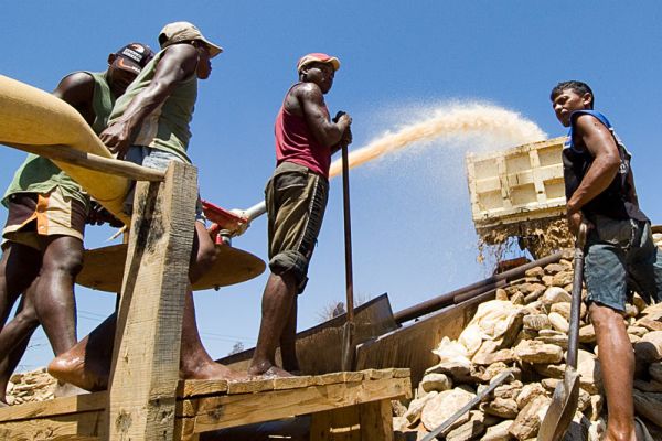 Marc Noverraz' sapphire mine near Ilakaka