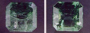 emerald, emerald enhancements, Opticon, gemology, oil treatment