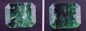 emerald, emerald enhancements, Opticon, gemology, oil treatment