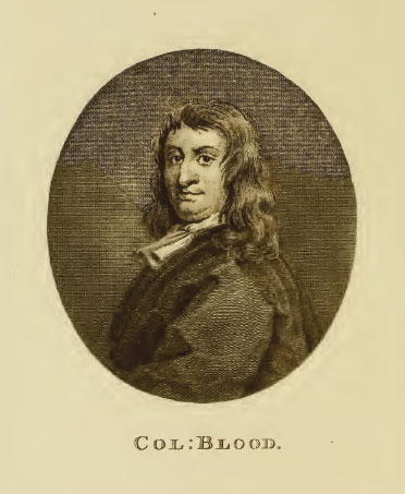 The notorious Col. Thomas Blood, who tried to steal the Black Prince's Ruby. From Abbott (1910)