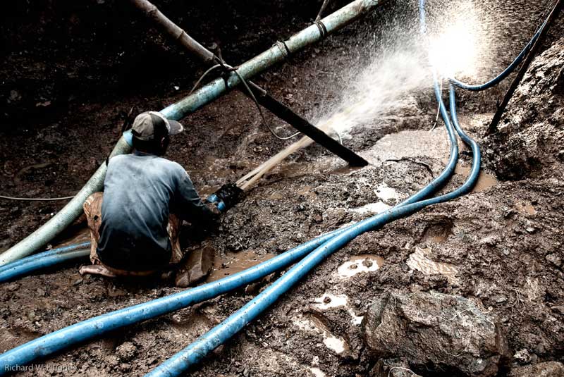 One of Pailin's last ruby miners