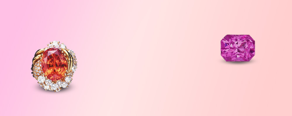 Padparadscha and Pink Sapphire Defined