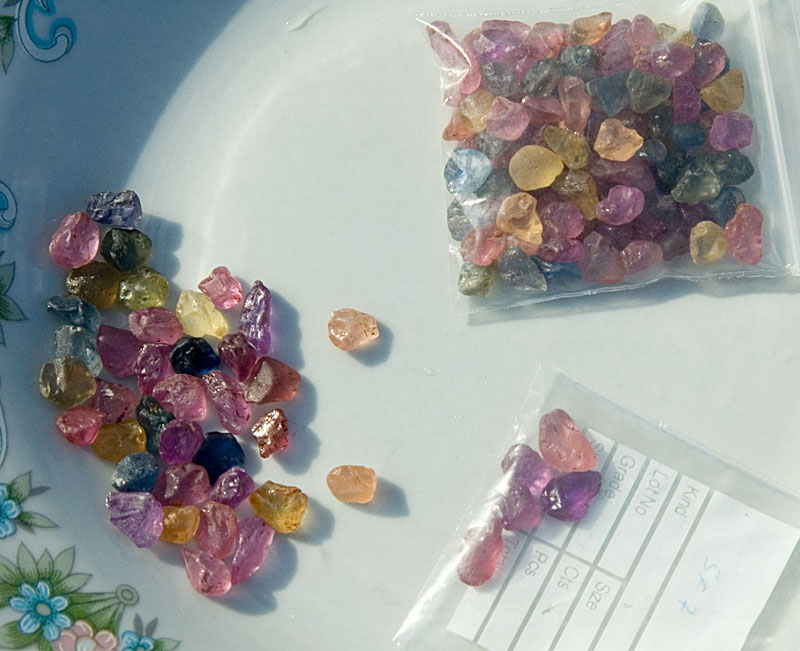 Ilakaka sapphire rough