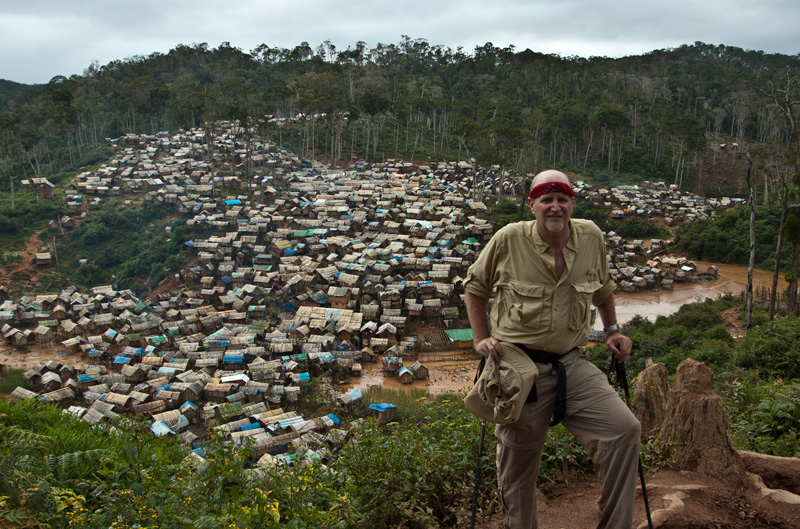 Richard Hughes above Moramanga