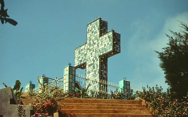 The famous jade cross above Sate Mu, near Hpakan, Burma. 