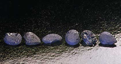 surface diffusion, blue sapphire, surface diffusion treated, diffusion treatment, Kanchanaburi sapphire, heat treatment