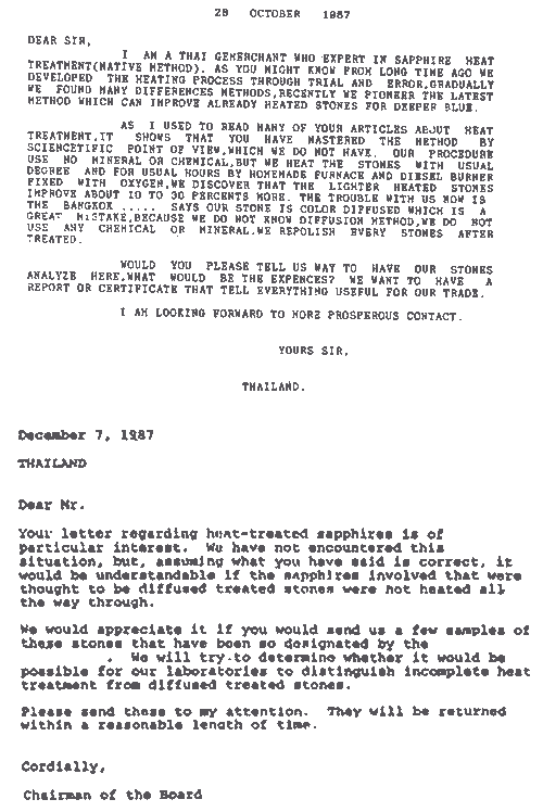 surface diffusion, blue sapphire, surface diffusion treated, diffusion treatment, Kanchanaburi sapphire, heat treatment